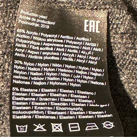 𝅺Only Men’s Sweater Size M Gray Oversized Knit - Picture 8 of 12